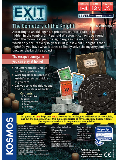 EXIT 11: The Cemetery of the Knight - Escape Room Game (English)