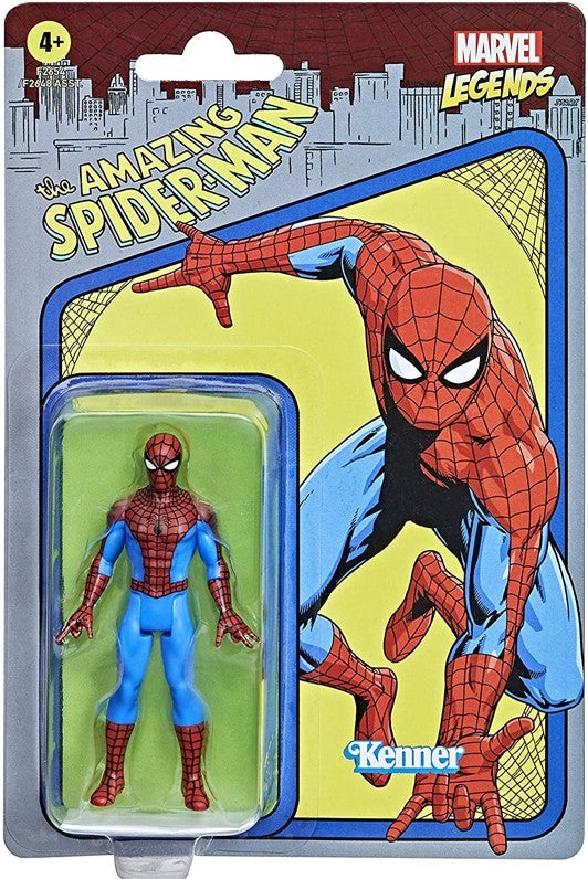 Marvel Legends Kenner Figure: The Amazing Spider-Man 9.5cm
