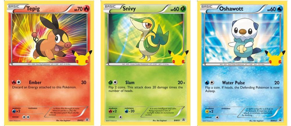 Pokémon TCG: Pokémon Unova Starter Pack JUMBO Cards