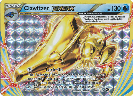 Pokémon TCG: Clawitzer BREAK 35/114 - X & Y Steam Siege