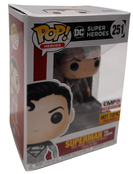 Funko Pop! DC Super Heroes - Superman #251 (EMP Pre-Release Hot Topic Exclusive)