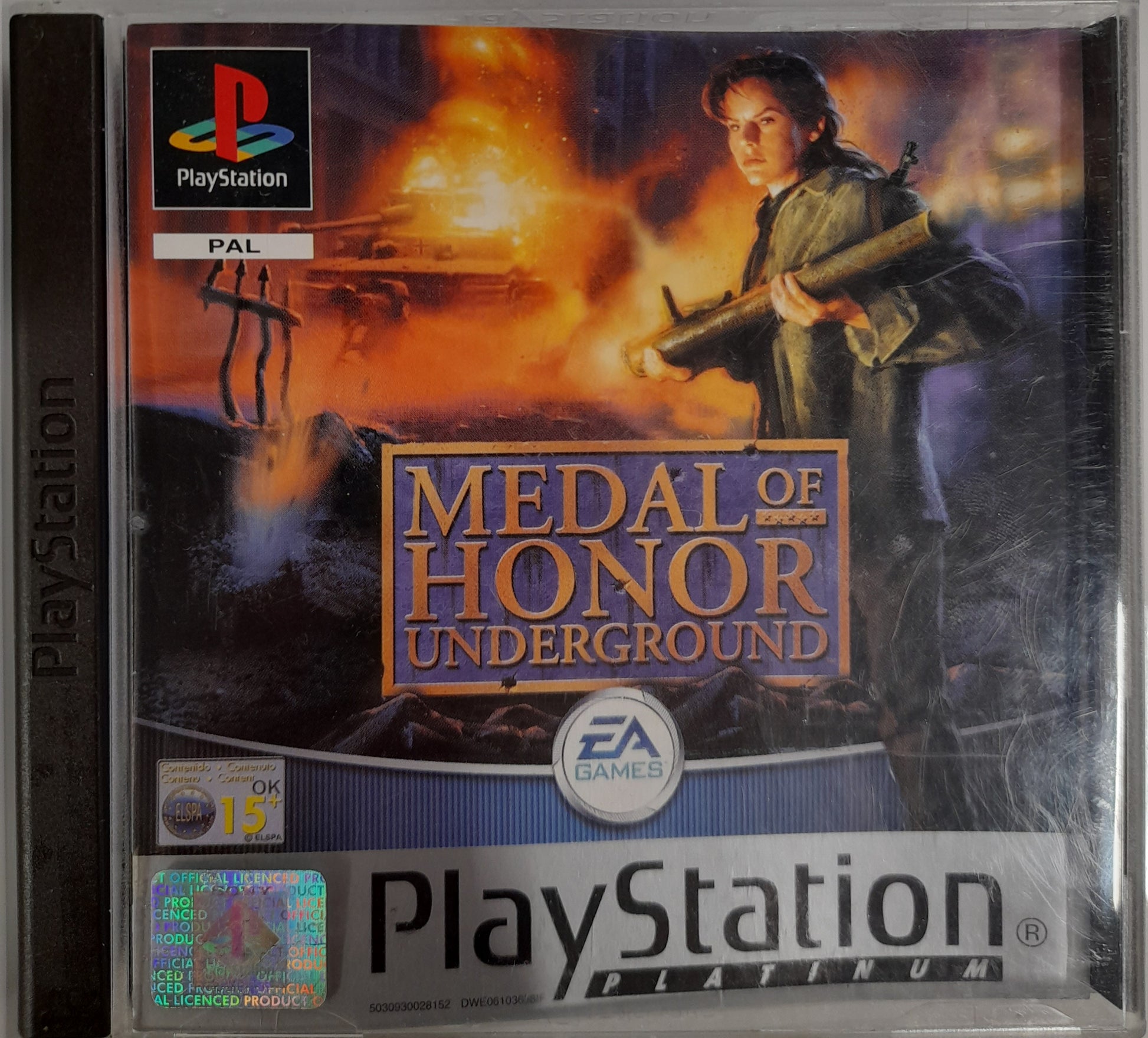 PS1 - Medal Of Honor Underground - Playstation 1 [used]