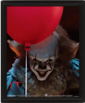 It (2017 Pennywise Flip) 3D Print - Framed