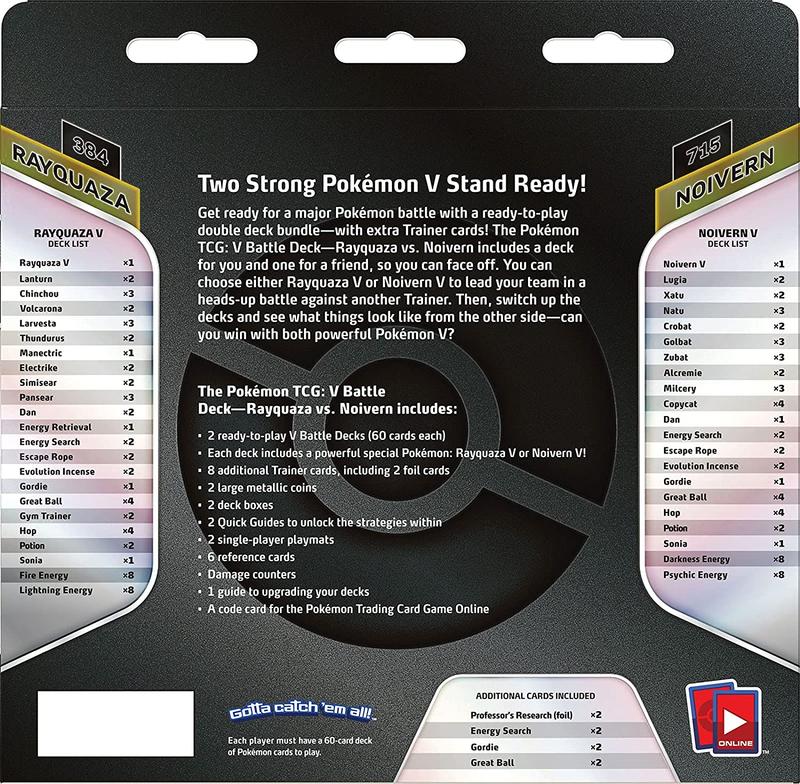 Pokémon TCG: Pokémon V Battle 2-deck - Rayquaza vs. Noivern
