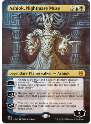 Magic the Gathering - Ashiok, Nightmare Muse - Theros Beyond Death (Borderless - FOIL)