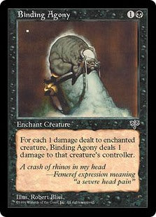 Magic the Gathering - Binding Agony - Mirage