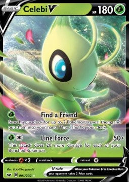 Pokémon TCG: Celebi V 1/2 - Sword & Shield