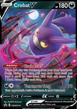 Pokémon TCG: Crobat V SWSH110 - Sword & Shield Black Star Promos