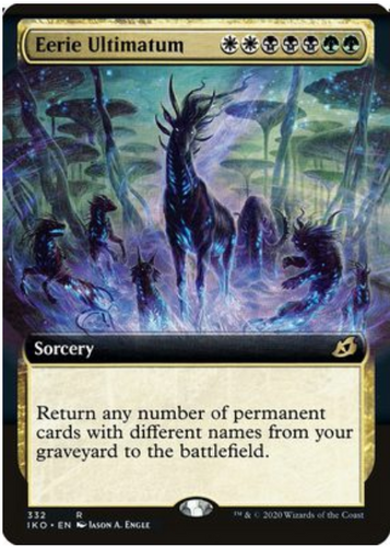 Return any number of permanent cards with different names from your graveyard to the battlefield.