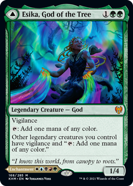 Magic the Gathering - Esika, God of the Tree / The Prismatic Bridge - Kaldheim (FOIL)