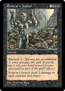 Magic the Gathering - Evincar's Justice - Tempest