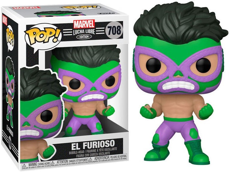 Funko Pop! Marvel Luchadores: El Furioso #708