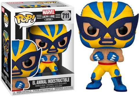 Funko Pop! Marvel Luchadores: El Animal Indestructible #711