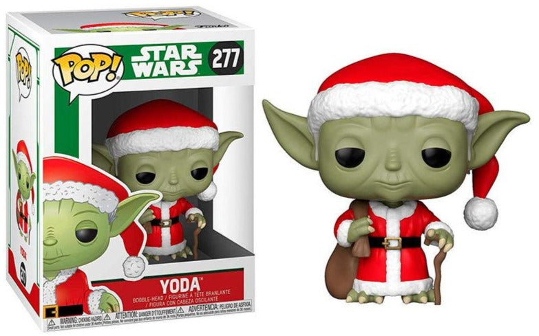 Funko POP! Star Wars: Holiday Santa Yoda #277