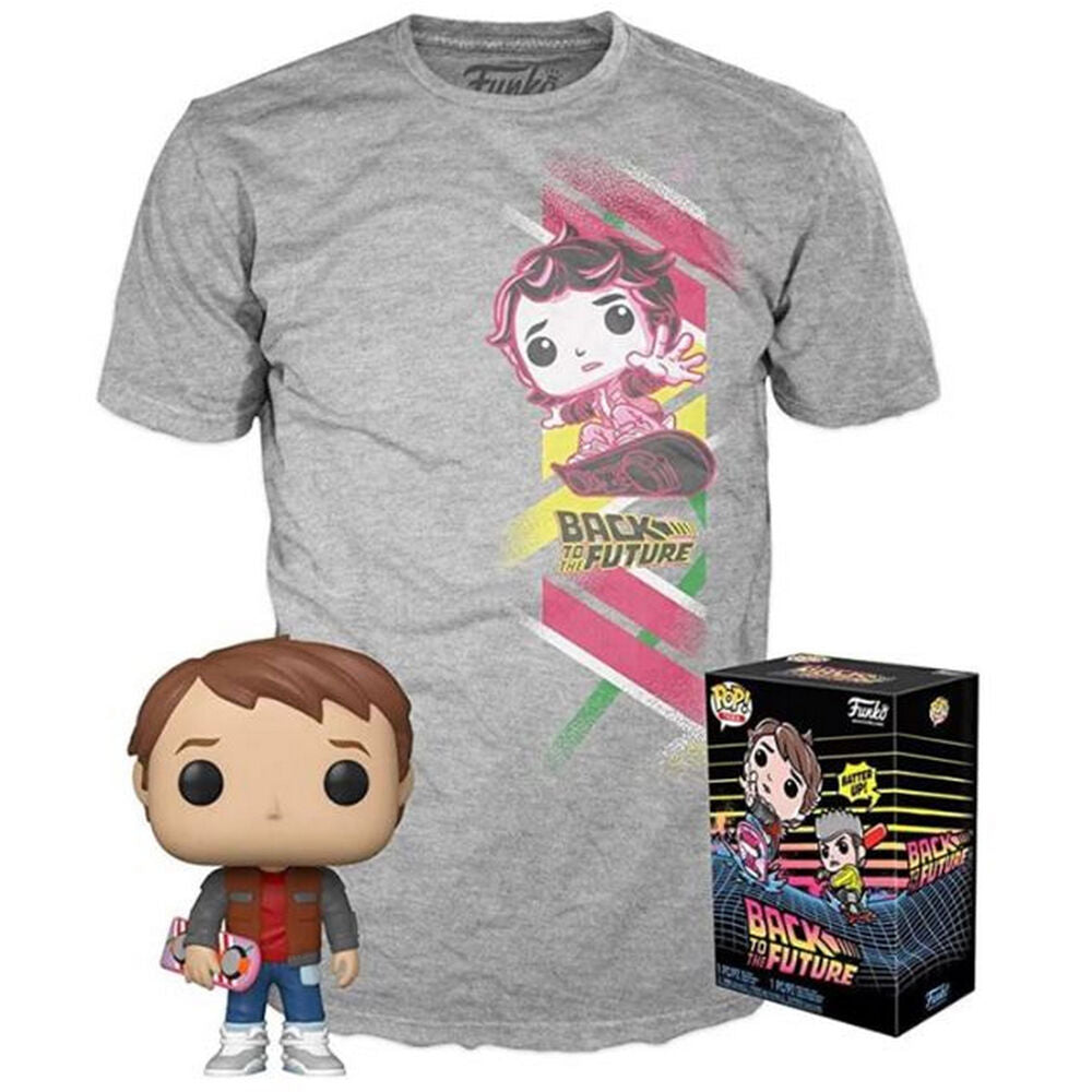 Funko POP! & T-Shirt: Back to the Future Marty Exclusive #964