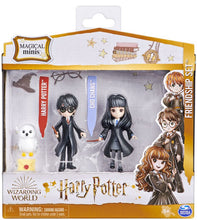 Load image into Gallery viewer, Harry Potter - Wizarding World Magical Minis - Friendship Set: Harry, Cho and Hedwig
