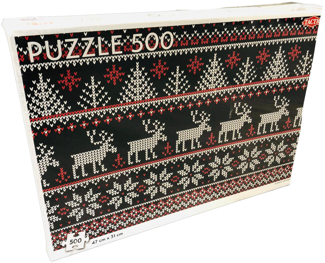 Tactic Puzzle 500 - Christmas Reindeers