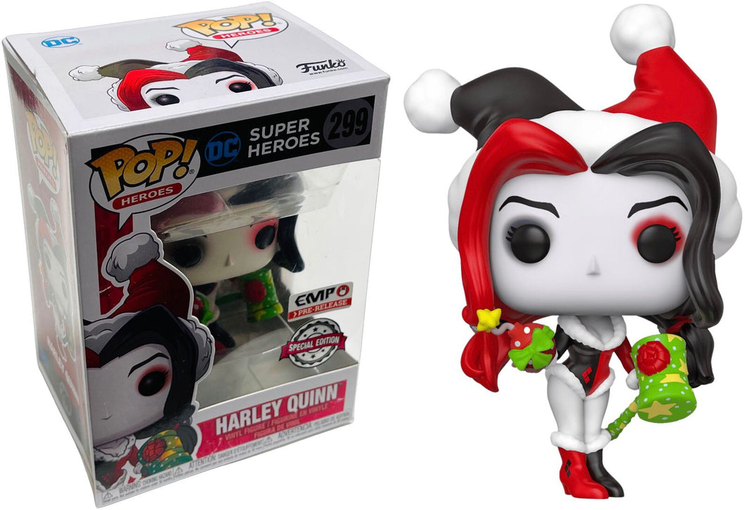 Funko Pop! DC Super Heroes - Harley Quinn #299 (EMP Pre-Release Special Edition)