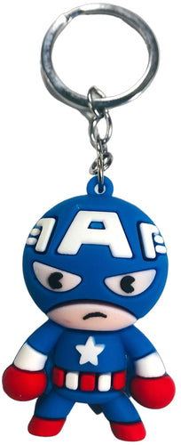 Marvel Rubber Keychain - Captain America