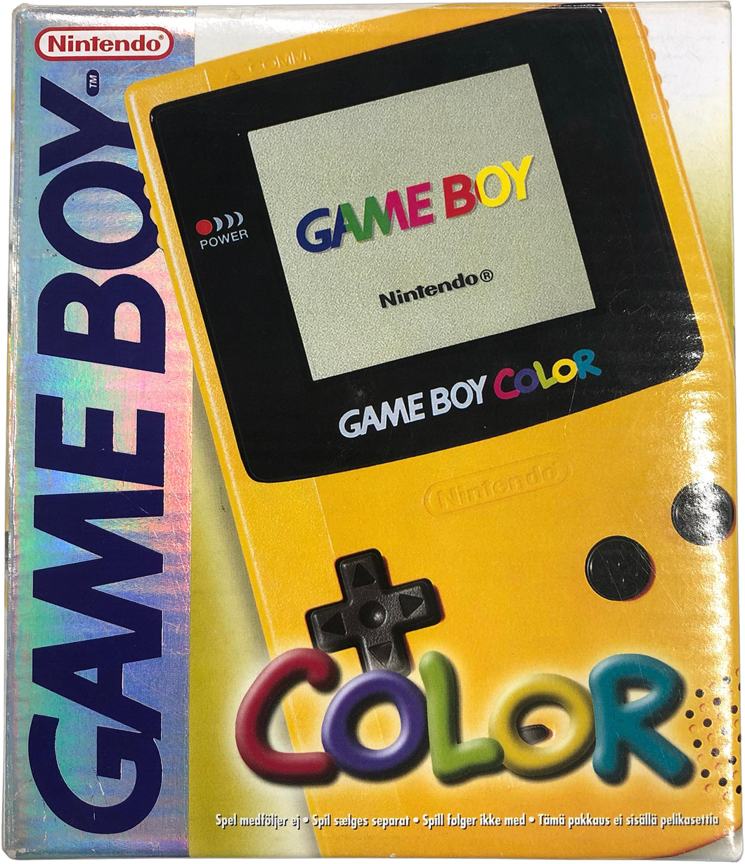 Game Boy Color - Yellow - Complete in box [used]