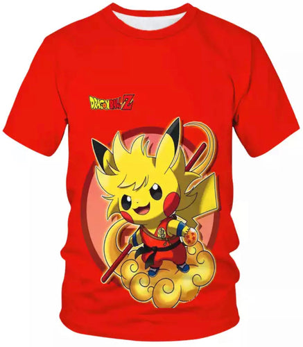 Pikachu Dragonball cosplay T-Shirt (Size M)