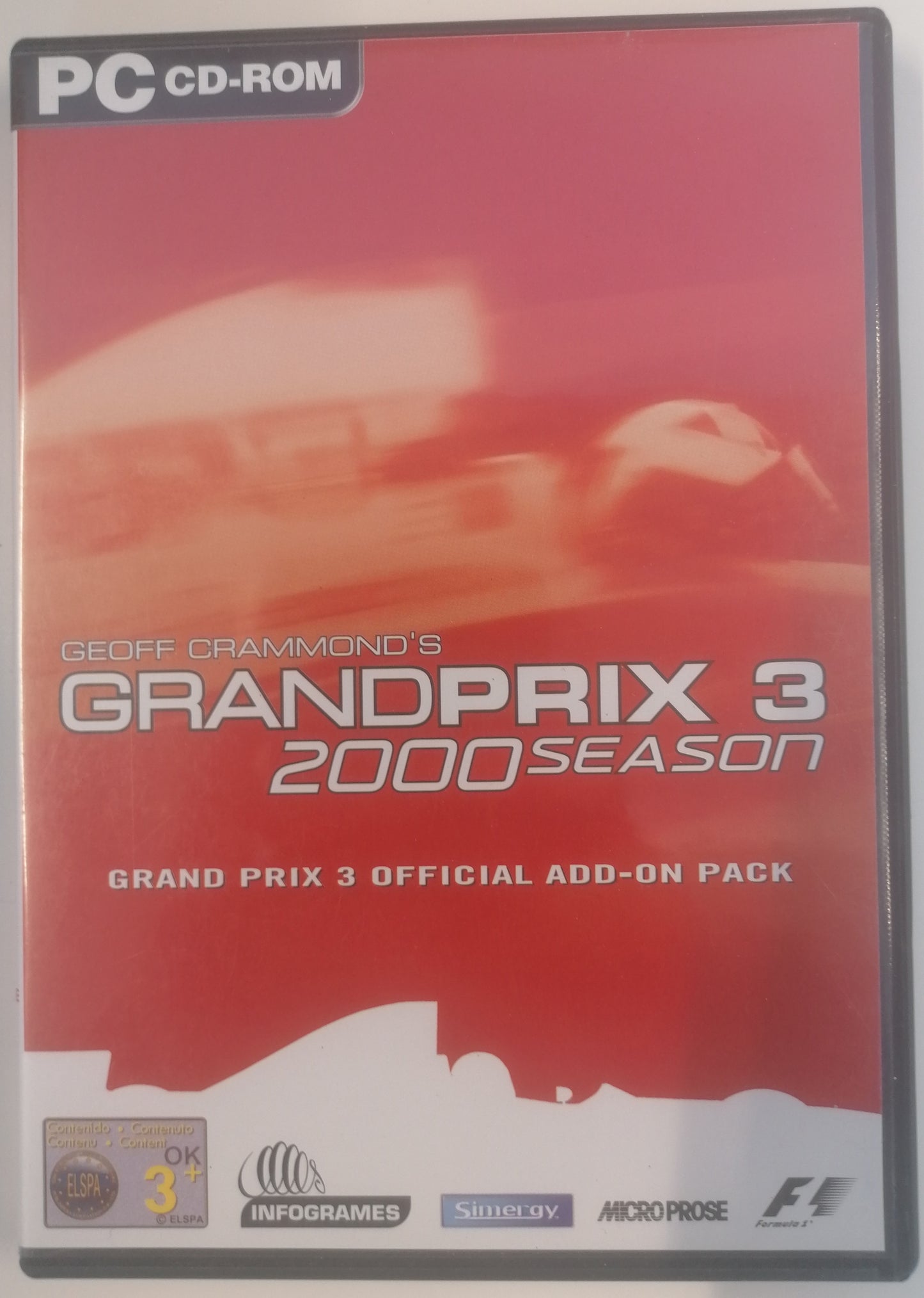 Geoff Crammond's Grand Prix 3: 2000 Season ( Add on pack ) - PC [used]