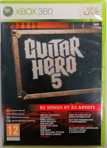 Guitar Hero 5 - Xbox 360 (game only) [used]