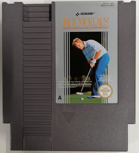 Jack Nicklaus: Greatest 18 Holes of Major Championship Golf - Nintendo NES (Loose) [Used]