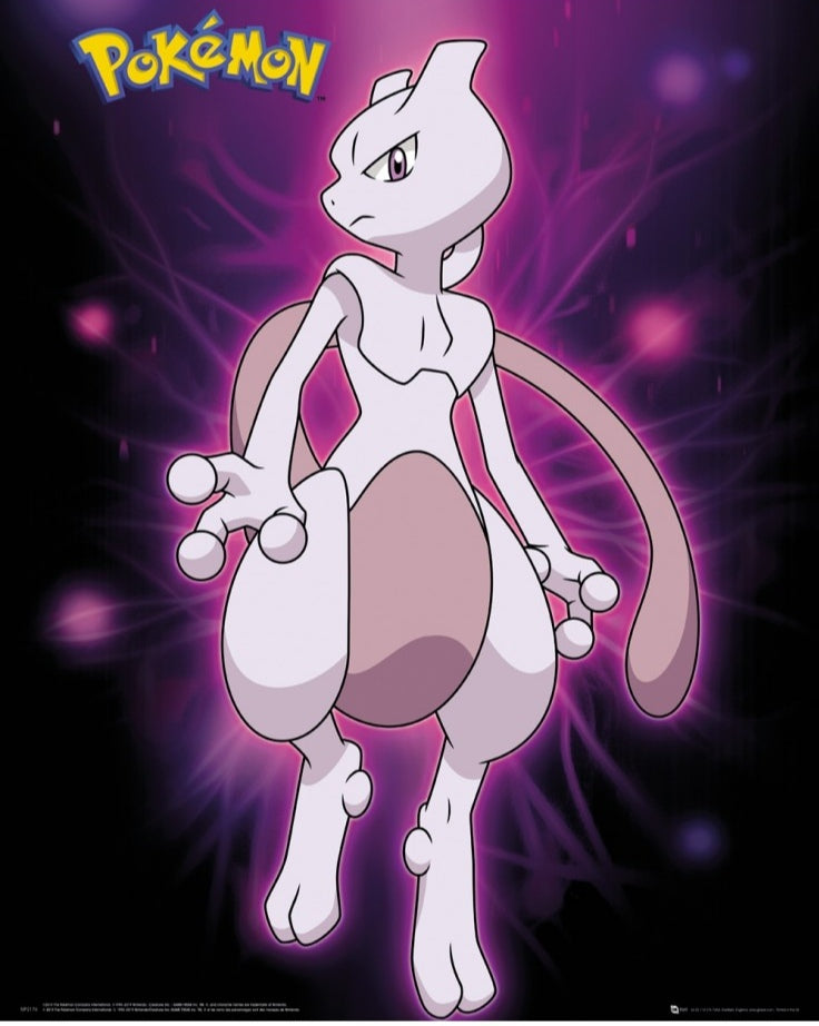 Pokémon - Mewtwo Poster 40 x 50cm