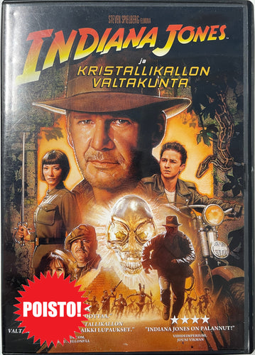 Indiana Jones & Kristallikallon Valtakunta - DVD [used]