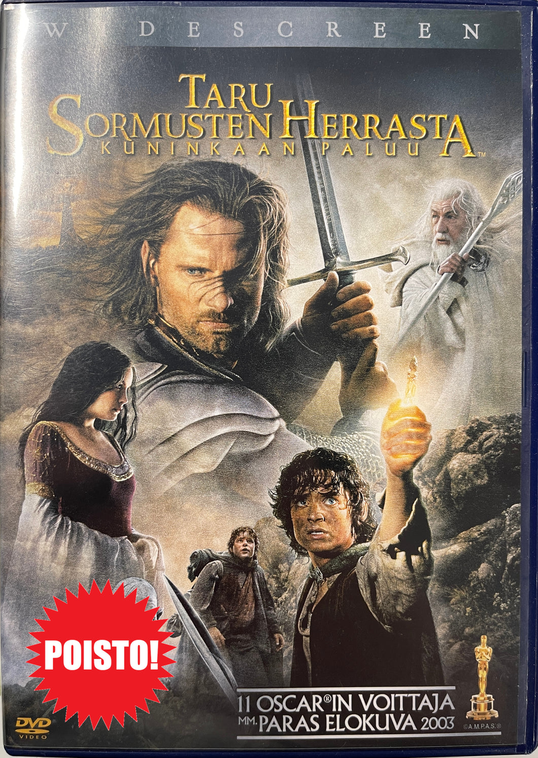 Taru Sormusten Herrasta: Kuninkaan paluu - DVD [used]