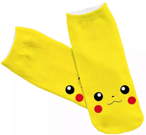 Pikachu socks (face)