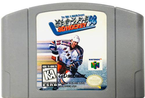 N64 - Wayne Gretzky's 3D Hockey '98 (US Version) (Loose) - Nintendo 64 [used]