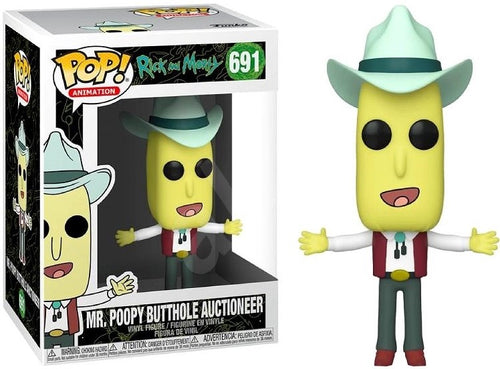 Funko POP! Rick & Morty - Mr. Poopy Butthole Auctioneer #691