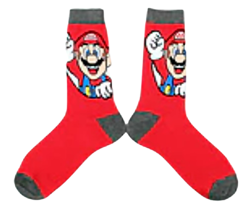 It's A Me, Mario - crew socks
