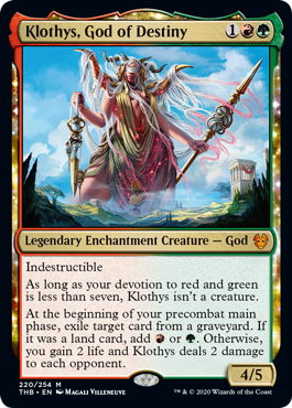 Magic the Gathering - Klothys, God of Destiny - Theros Beyond Death