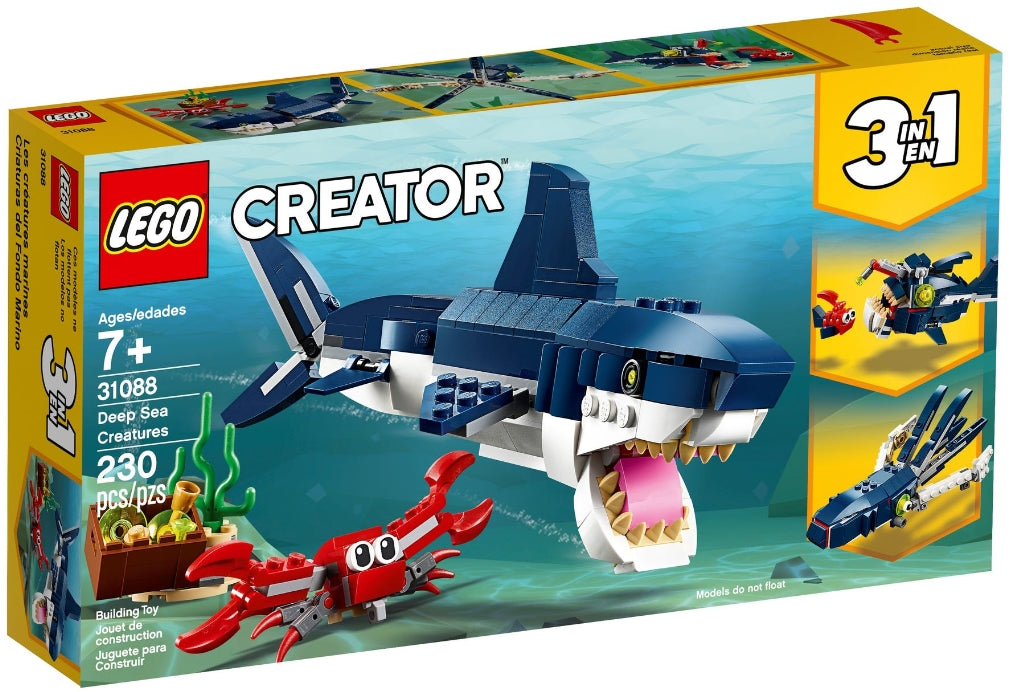 LEGO Creator: 3 in 1 Deep Sea Creatures 31088