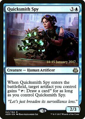 Magic The Gathering - Quicksmith Spy [PRE-RELEASE 14-15 January 2017] - Aether Revolt (FOIL)