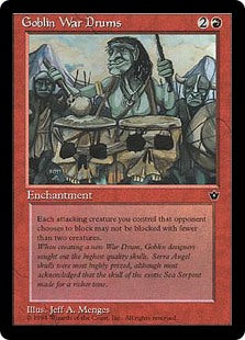 Magic the Gathering - Goblin War Drums - Fallen Empires