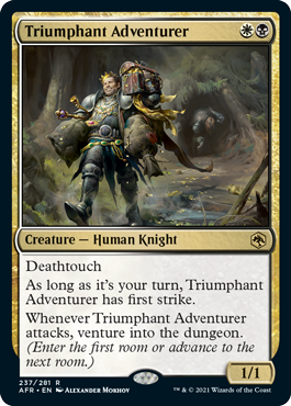 Magic the Gathering - Triumphant Adventurer - Adventures in the Forgotten Realms