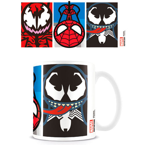 Marvel Spider-Man & symbiotes Kawaii mug