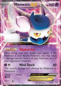 Pokémon TCG: Meowstic EX 37/83 - X&Y Generations