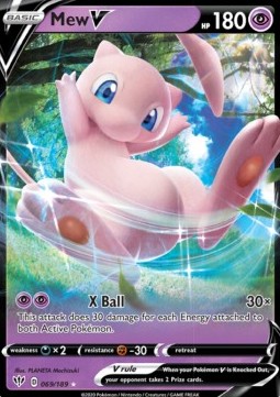 Pokémon TCG: Mew V 69/189 - Sword & Shield Darkness Ablaze