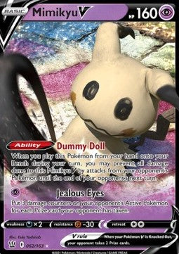 Pokémon TCG: Mimikyu V 62/163 - Sword & Shield Battle Styles