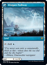 Load image into Gallery viewer, Magic the Gathering - Hengegate Pathway / Mistgate Pathway - Kaldheim (FOIL)
