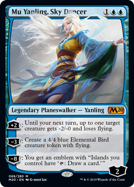 Magic the Gathering - Mu Yanling, Sky Dancer - Core Set 2020