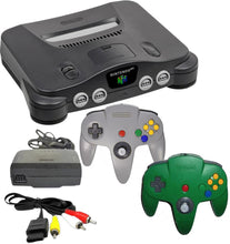 Load image into Gallery viewer, N64 - Nintendo 64 console - “Charcoal Grey”
