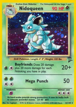 Pokémon TCG: Nidoqueen - Base Set2 12/130