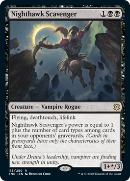 Magic the Gathering - Nighthawk Scavenger - Zendikar Rising