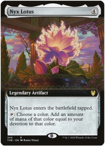 Magic the Gathering - Nyx Lotus - Theros Beyond Death (Extended Art)